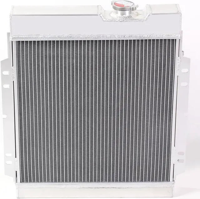 Alt view image 3 of 5 - DNA Motoring RA+FS-FM64-3 For 64-66 Ford Mustang Base I6 V8 / Shelby GT-350H 3-Row Tri-Core Aluminum Radiator + 12V Fan Shroud 65