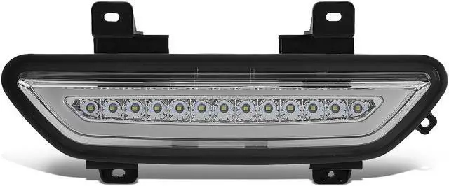 Main image of DNA Motoring 3BL-FM15-LED-CH For 2015 to 2018 Ford Mustang LED Neon Shape Third 3rd Tail Brake Light Reverse / Back Up Rear Fog Lamp Chrome Housing 16 17