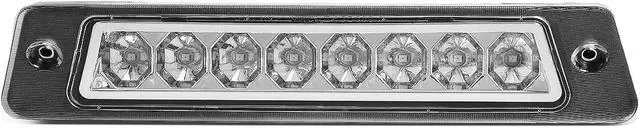 Main image of DNA Motoring 3BL-FM87-LED-CH For 1987 to 1993 Ford Mustang GT / LX Convertible w/Spoiler Full LED Third Tail Brake Light Rear Center Stop Lamp Chrome