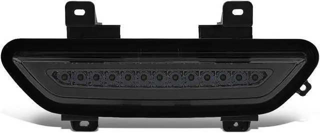 Main image of DNA Motoring 3BL-FM15-LED-SM For 2015 to 2018 Ford Mustang LED Neon Shape Third 3rd Tail Brake Light Reverse / Back Up Rear Fog Lamp Smoked Lens 16 17