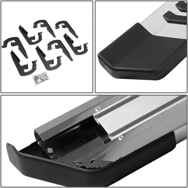 Alt view image 4 of 6 - DNA Motoring STEPB-ZTL-8087-SLSS For 2004 to 2014 F150 Crew Cab 6" Stainless Steel Nerf Step Bar Running Board 05 06 07 08 09 10 11 12 13