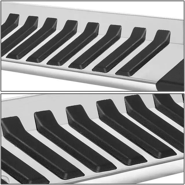 Alt view image 3 of 6 - DNA Motoring STEPB-ZTL-8087-SLSS For 2004 to 2014 F150 Crew Cab 6" Stainless Steel Nerf Step Bar Running Board 05 06 07 08 09 10 11 12 13