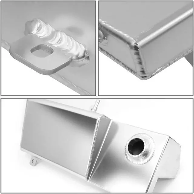 Alt view image 5 of 5 - DNA Motoring TANK-COL-008 For 1996 to 2004 Ford Mustang V8 Aluminum Coolant Expansion Recovery Overflow Tank Bottle 97 98 99 00 01 02 03