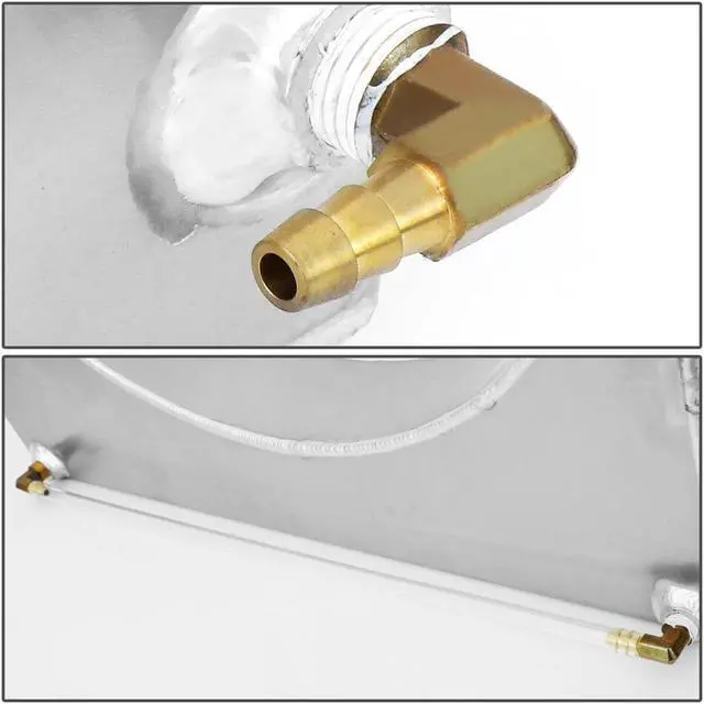 Alt view image 4 of 5 - DNA Motoring TANK-COL-007 For 1994 to 1995 Ford Mustang V8 Aluminum Coolant Expansion Recovery Overflow Tank Bottle