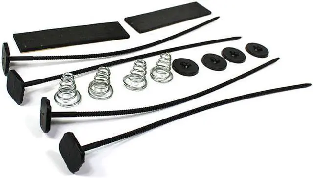 Alt view image 6 of 6 - DNA Motoring RAF-10+FMK-X2 2Pcs 10" Inch High Performance Electric Radiator Cooling Fan kit (Black)
