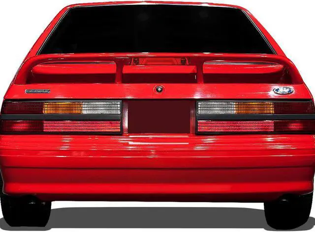 Alt view image 6 of 6 - DNA Motoring 3BL-FM87-3D-LED-RD For 1987 to 1993 Ford Mustang GT / Cobra Hatchback w/Spoiler Rear Center 3D LED Bar Third 3rd Tail Brake Light Chrome/Red 88 89 90 91 92