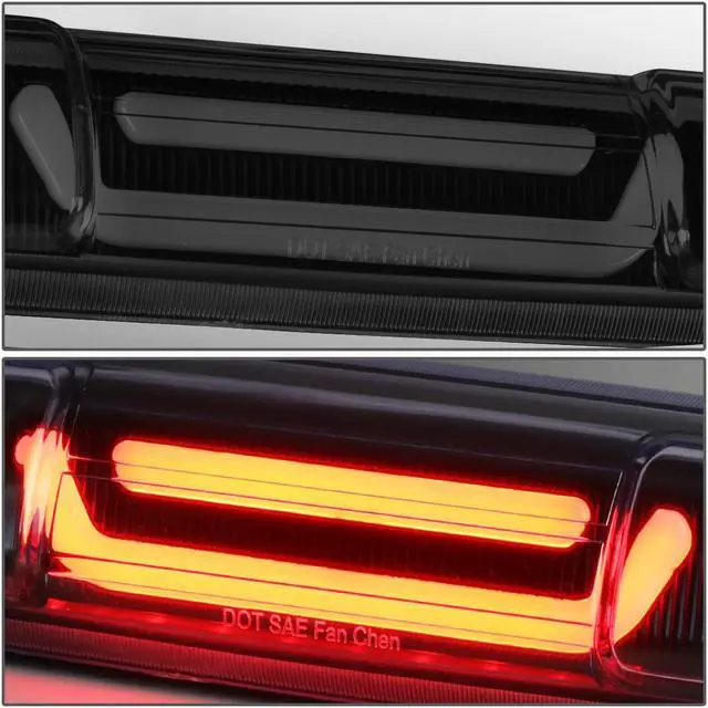 Alt view image 3 of 6 - For 1999 to 2007 Chevy Silverado GMC Sierra 1500 2500 3500 HD Center 3D LED Bar Third 3rd Tail Brake Light+Cargo Lamp 00 01 02 03 04 05 06 Tinted