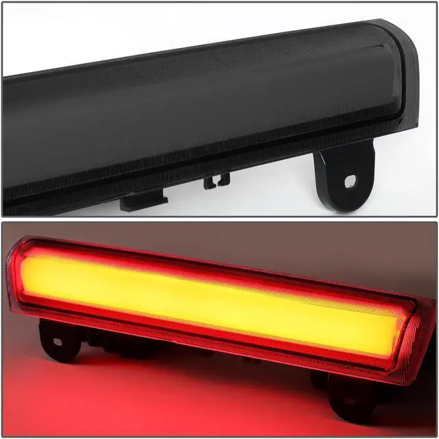 Alt view image 3 of 6 - DNA Motoring 3BL-GMCD00-3DG2-LED-SM For 2000 to 2006 Chevy Suburban Tahoe GMC Yukon XL 3D LED Bar Third 3rd Tail Brake Light Lamp Smoked Lens 01 02 03 04 05
