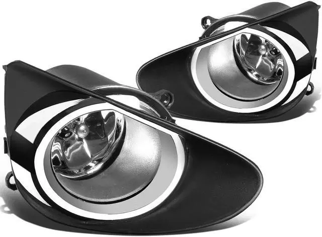 Alt view image 2 of 6 - DNA Motoring FL-TYARIS12-CH For 2012 to 2014 Toyota Yaris Driving Bumper Fog Light+Bulbs+Switch (Clear Lens) - 3rd Generation XP130 13