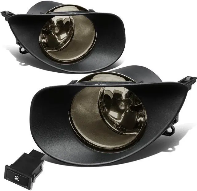 Main image of DNA Motoring FL-TYAR063D-SM For 2006 to 2008 Toyota Yaris Hatchback XP90 Pair Bumper Driving Fog Lights + Wiring Kit + Switch (Smoked Lens) 07