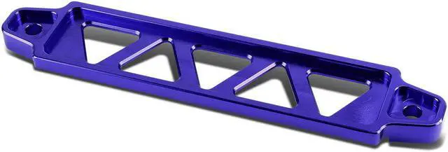 Alt view image 2 of 7 - DNA Motoring BATT-LONG-BL 190mm/220mm Billet Aluminum Battery Tie Down Mount Bracket (Blue)