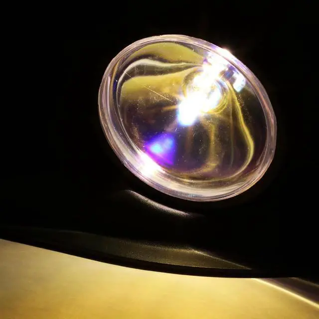 Alt view image 3 of 7 - DNA Motoring FL-ZTL-249-NC Universal Black Frame Neo Chrome Lens Roof Mounted Fog Light + Bulbs + Switch