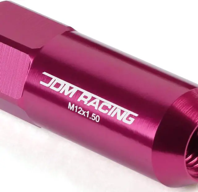 Alt view image 2 of 6 - DNA Motoring LG-T888-15-PK 20-Piece M12 x 1.5 Aluminum Alloy Wheel Lug Nuts+Adapter Key (Pink)