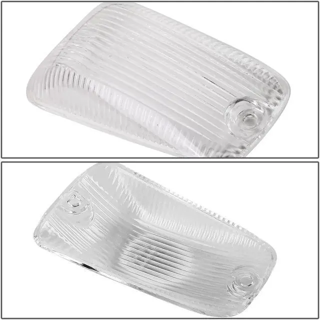 Alt view image 4 of 5 - DNA Motoring CBL-CSIL88-CH-B For 88-02 GMC C/K Series 1500-3500 5 X LED Cab Roof Top Light Lens + Bulbs (Chrome Housing Blue LED) 97 98 99 00 01