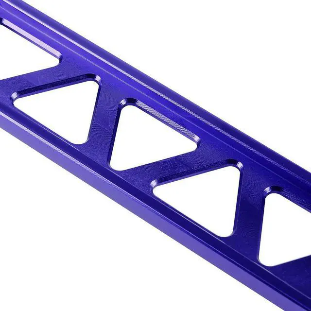 Alt view image 5 of 7 - DNA Motoring BATT-LONG-BL 190mm/220mm Billet Aluminum Battery Tie Down Mount Bracket (Blue)