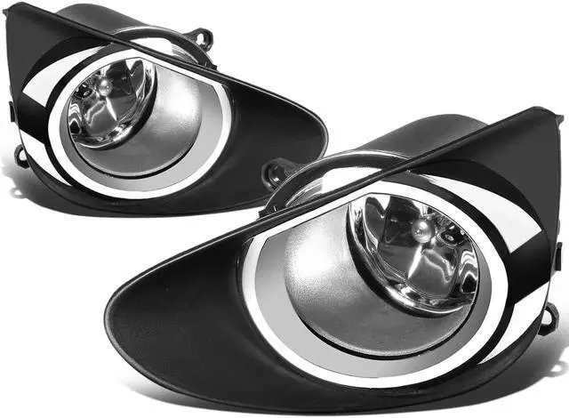 Main image of DNA Motoring FL-TYARIS12-CH For 2012 to 2014 Toyota Yaris Driving Bumper Fog Light+Bulbs+Switch (Clear Lens) - 3rd Generation XP130 13