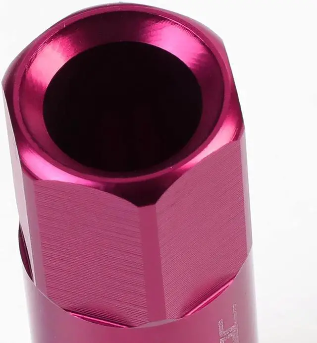 Alt view image 3 of 6 - DNA Motoring LG-T888-15-PK 20-Piece M12 x 1.5 Aluminum Alloy Wheel Lug Nuts+Adapter Key (Pink)