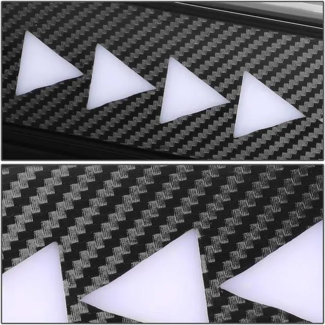 Alt view image 4 of 7 - DNA Motoring 3BL-DRM02-3D-T4-LED-BK For 2002 to 2009 Dodge Ram 1500 2500 3500 Sequential LED Triangle Style Signal Tail Center 3rd Third Brake Light 03 04 05 06 07 08