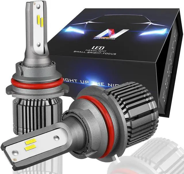 Main image of NUVISION LIGHTING NVL-CFS-9007 Nuvision Pair 9007 HB5 LED Headlight High / Low Beam Fog Lamp Light Bulbs Conversion HID Kit with Fan