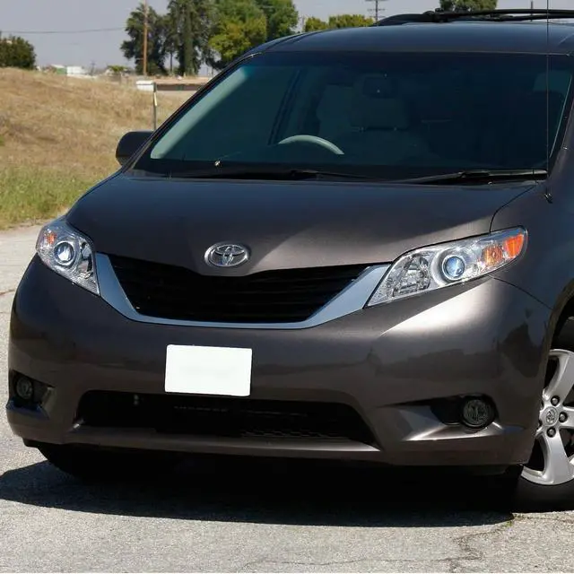 Alt view image 5 of 6 - DNA Motoring FL-ZTL-220-SM For 2011 to 2017 Toyota Sienna Pair Driving Bumper Fog Light Lamp+Bezel+Switch Black Ring Smoked Lens 12 13 14 15 16