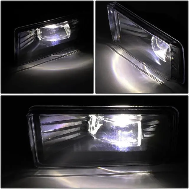 Alt view image 2 of 7 - DNA Motoring FL-ZTL-263-SM For 2015 to 2018 GMC Yukon/XL Pair Front Bumper Lamp LED Fog Light Lamp+Bezel+Switch Smoked Lens 16 17