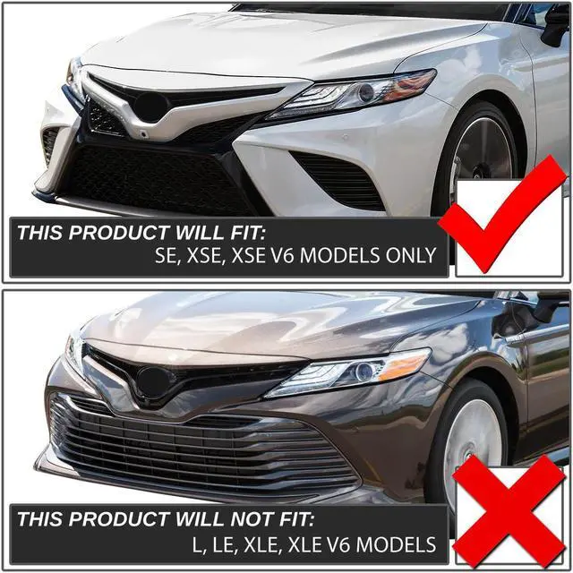 Alt view image 3 of 7 - DNA Motoring FL-ZTL-318-SM For 2018 to 2020 Toyota Camry SE XSE Factory Style Bumper Driving Smoked Fog Light Lamps wiht Bezel + Switch 19