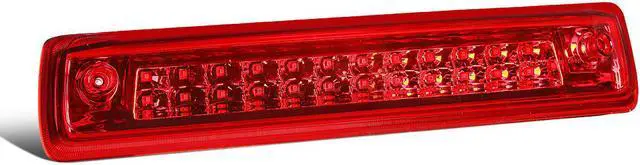 Main image of DNA Motoring 3BL-COLO15-LED-RD For 2015 to 2018 Chevy Colorado GMC Canyon Dual Row LED 3rd Third Tail Brake Light Cargo Lamp Red Housing 16 17 18
