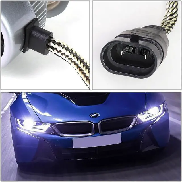 Alt view image 7 of 7 - DNA Motoring HID-LED-LB-FAN-9006 9006 6000K White LED High or Low Beam Conversion Light Bulbs with Cooling Fan (Pack of 2)