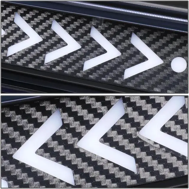 Alt view image 4 of 7 - DNA Motoring 3BL-COLO04-3D-T3-LED-BK For 2004 to 2012 Chevy Colorado GMC Canyon Isuzu I-Series Sequential LED Arrow Style Signal Tail Center 3rd Third Brake Light