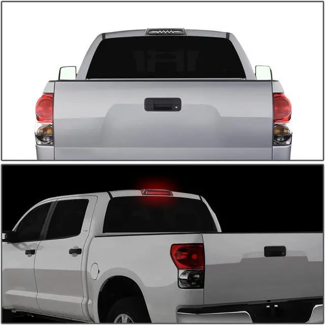 Alt view image 7 of 7 - DNA Motoring 3BL-TTU07-3D-T5-LED-BK For 2007 to 2017 Toyota Tundra Sequential LED Heart Rate Style Signal Tail Center 3rd Third Brake Light 08 09 10 11 12 13 14 15 16