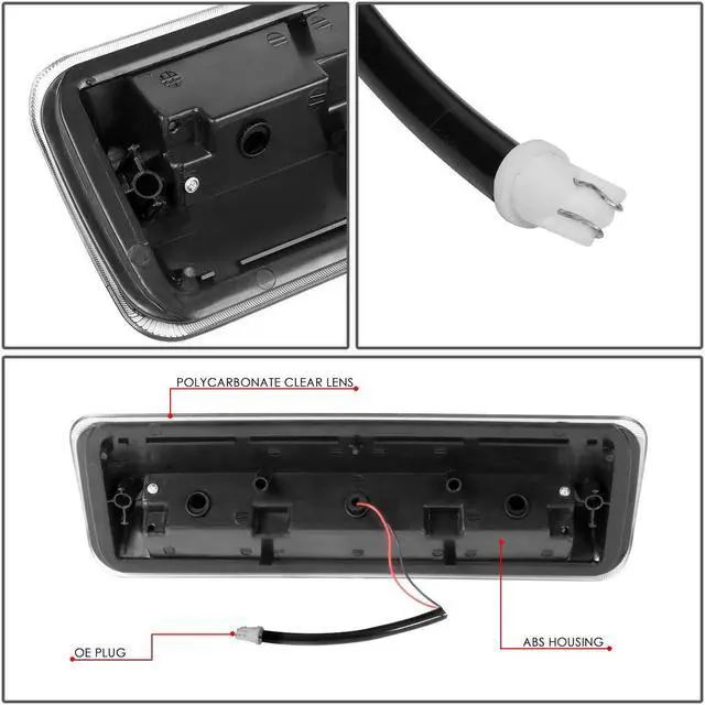 Alt view image 6 of 7 - DNA Motoring 3BL-F15004-3D-T3-LED-BK For 2004 to 2010 Ford F-150 Explorer Sport Trac Sequential LED Arrow Style Signal Tail Center 3rd Third Brake Light 05 06 07 08 09
