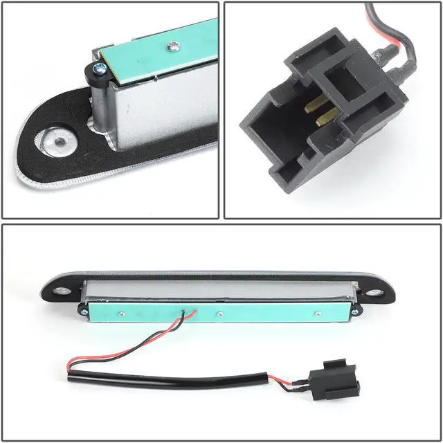 Alt view image 5 of 6 - DNA Motoring 3BL-FES01-LED-CH For 2001 to 2007 Ford Escape Mercury Mariner LED 3rd Third Tail Brake Light Rear Stop Lamp Chrome Housing 02 03 04 05 06