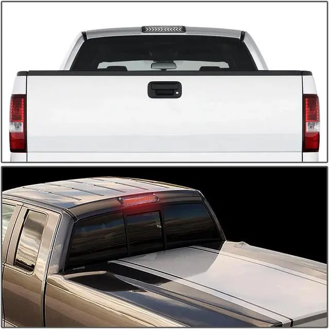 Alt view image 7 of 7 - DNA Motoring 3BL-F15004-3D-T3-LED-BK For 2004 to 2010 Ford F-150 Explorer Sport Trac Sequential LED Arrow Style Signal Tail Center 3rd Third Brake Light 05 06 07 08 09