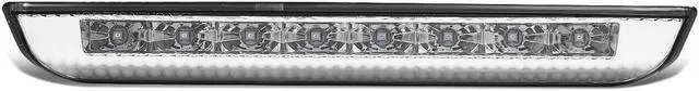 Main image of DNA Motoring 3BL-NROG17-LED-CH For 2014 to 2019 Nissan Rogue Chrome Housing Full LED 3rd Third Tail Brake Light Lamp 15 16 17 18