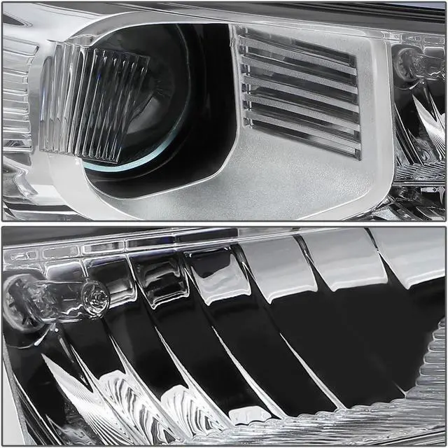 Alt view image 2 of 5 - DNA Motoring OEM-HL-0101-R For 2015 to 2018 Ford Edge 1Pc Right / Passenger Side Factory Style Black Housing Projector Headlight Lamp 16 17 FO2503341