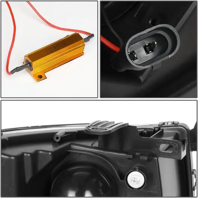 Alt view image 5 of 7 - DNA Motoring HL-HPL-CSIL07-G3-BK-AM For 2007-2014 Chevy Silverado 1500 2500HD 3500HD LED DRL+ Sequential Turn Signal Projector Headlight Headlamp Smoked 08 09 10 11 12 13