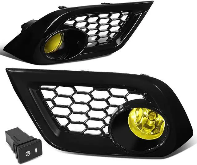 Main image of DNA Motoring FL-ZTL-305-AM For 2016 to 2018 Toyota Scion Corolla IM Pair OE Style Fog Light Replacement w/ Bezel + Switch Amber 17