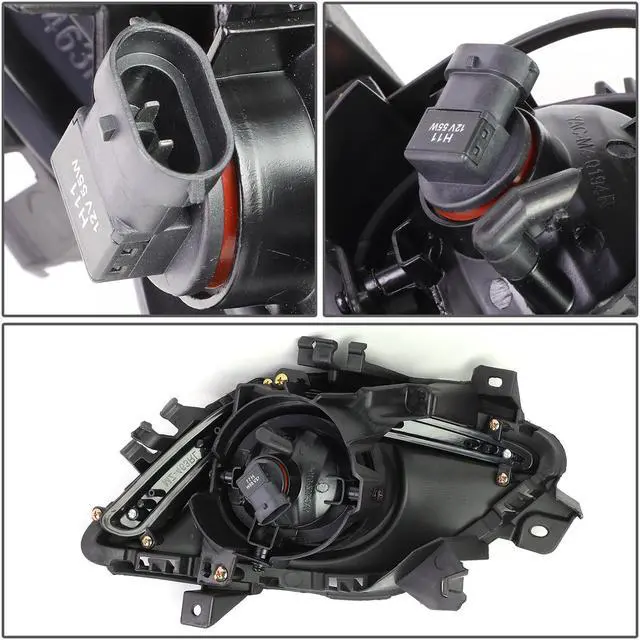 Alt view image 4 of 5 - DNA Motoring FL-ZTL-226-AM For 2014 to 2016 Mazda 6 Driving Bumper Fog Light Lamp+Bezel+Switch Chrome Trim Amber Lens 15