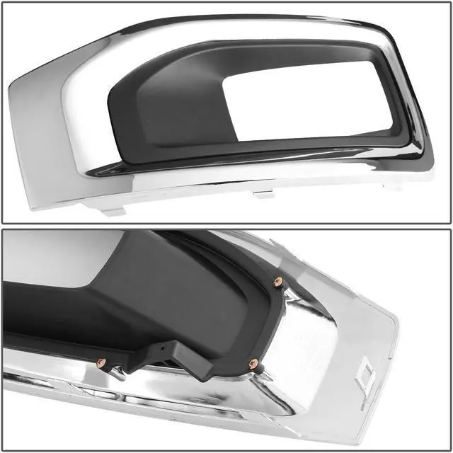 Alt view image 5 of 7 - DNA Motoring FL-ZTL-263-AM For 2015 to 2018 GMC Yukon/XL Pair Front Bumper Lamp LED Fog Light Lamp+Bezel+Switch Amber Lens 16 17