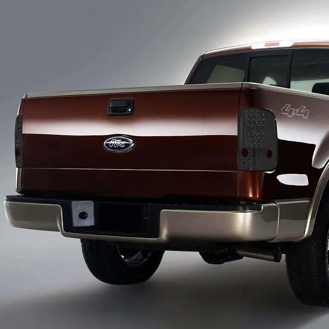 Alt view image 7 of 7 - DNA Motoring TL-F15004-LED-CH-SM For 2004 to 2008 Ford F150 / Lobo 2Pcs Chrome Housing Smoked Lens Full LED Tail Light Brake / Reverse Lamps