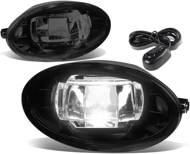 Main image of DNA Motoring FL-ZTL-255-SM For 2008 to 2017 Honda Civic/Accord/Odyssey/Fit Pair Bumper Driving LED DRL Fog Light Lamp+Switch Smoked Lens 09 10 11 12 13 14 15 16