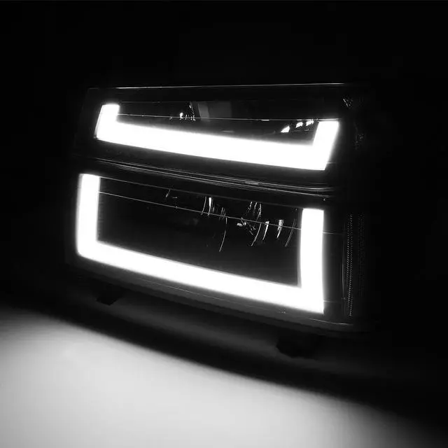 Alt view image 3 of 7 - DNA Motoring HL-LB-CCOL044P-BK-CL1 For 2004 to 2012 Chevy Colorado GMC Canyon Pair Black Housing Clear Corner LED DRL Headlight Bumper Lamps 05 06 07 08 09 10 11