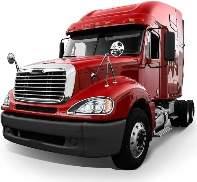 Alt view image 7 of 7 - DNA Motoring HL-HAY-003-CH For 2004 to 2017 Freightliner Columbia Pair LED DRL + Dual Projector Headlight Lamps 05 06 07 08 09 10 11 12 13 14 15 16