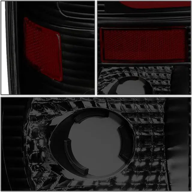 Alt view image 4 of 7 - DNA Motoring TL-F15097-LED-RD3D-BK-SM-G2 For 1997 to 2004 Ford F150 -07 F250 F350 F450 F550 Black Housing Smoked Lens Red 3D LED Tail Lights