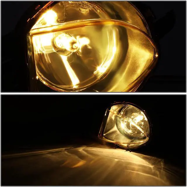 Alt view image 3 of 7 - DNA Motoring FL-ZTL-112-AM For 2007 to 2008 BMW E90 328i 328xi 325i 325xi 330i 330xi Pair Front Driving Fog Light Lamps Amber Lens