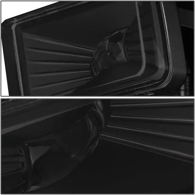 Alt view image 3 of 7 - DNA Motoring FL-ZTL-263-SM For 2015 to 2018 GMC Yukon/XL Pair Front Bumper Lamp LED Fog Light Lamp+Bezel+Switch Smoked Lens 16 17