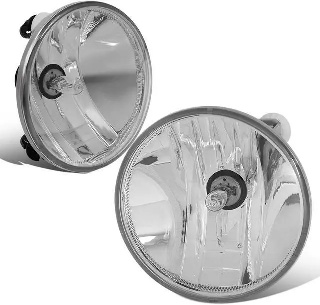 Main image of DNA Motoring FL-ZTL-309-CH For 2007 to 2019 Chevy Silverado GMC Sierra 1500 2500 3500 Pair Fog Light Lamp Tahoe Yukon Colorado Suburban Canyon Ford Mustang Clear 08 09 10 11 12 13 14 15 16 17 18