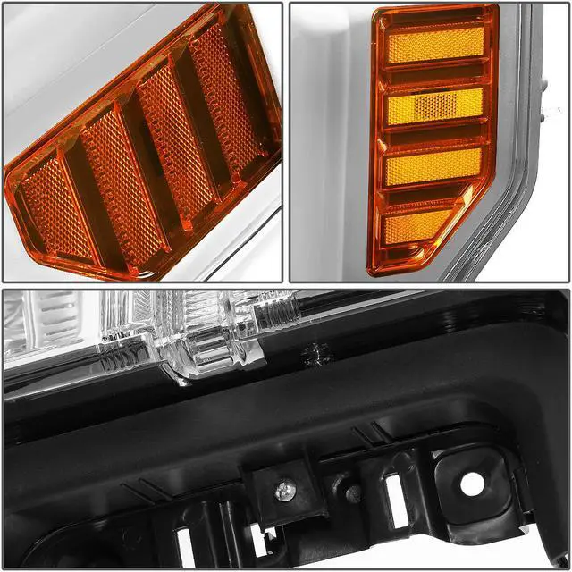 Alt view image 3 of 5 - DNA Motoring OEM-HL-0100-L For 2017 to 2020 Ford F250 F350 F450 F550 Super Duty Factory Style Headlight Lamp Assembly Left / Driver Side 18 FO2502353 FO2502353