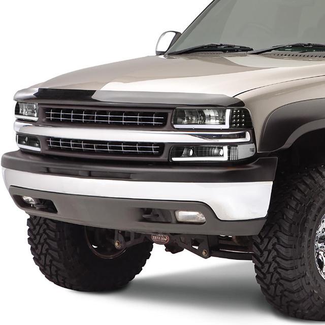 Alt view image 7 of 7 - DNA Motoring HL-LB-CSIL99-BK-CL1 For 1999 to 2002 Chevy Silverado 2000 to 2006 Suburban 1500 2500 Tahoe LED DRL Headlight Bumper Signal Lamps Black/Clear 01 03 04 05