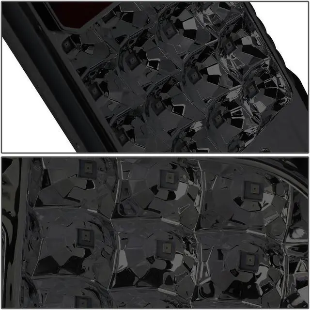 Alt view image 4 of 7 - DNA Motoring TL-TTU15-LED-CH-SM For 2014 to 2018 Tundra Pair Smoked Housing Full LED Tail Light Brake / Reverse Lamps